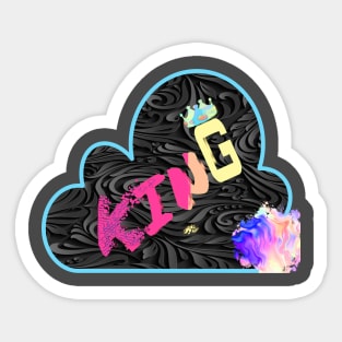 king Sticker